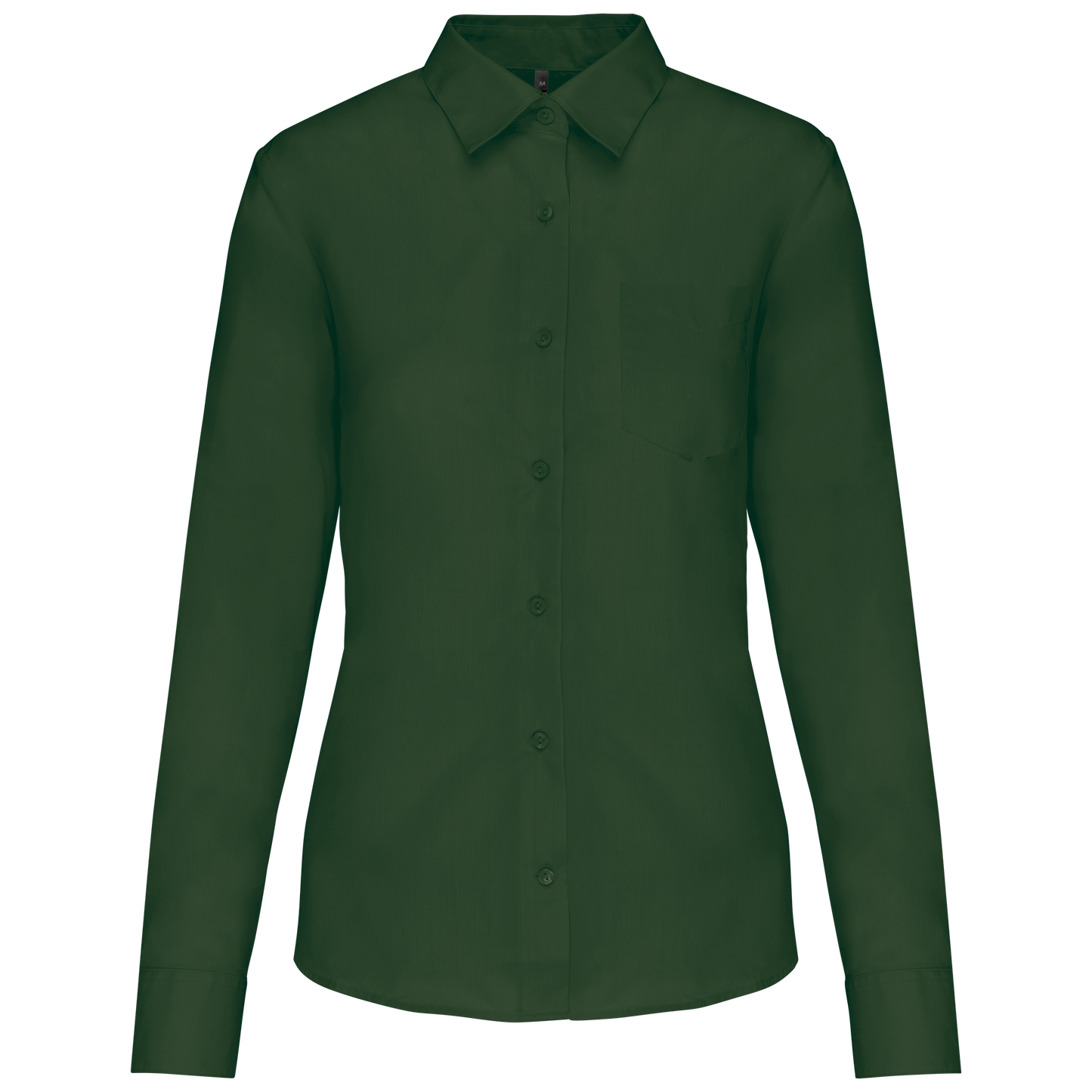 Camicia popeline policotone donna facile da lavare (K549C-taglie-standard)