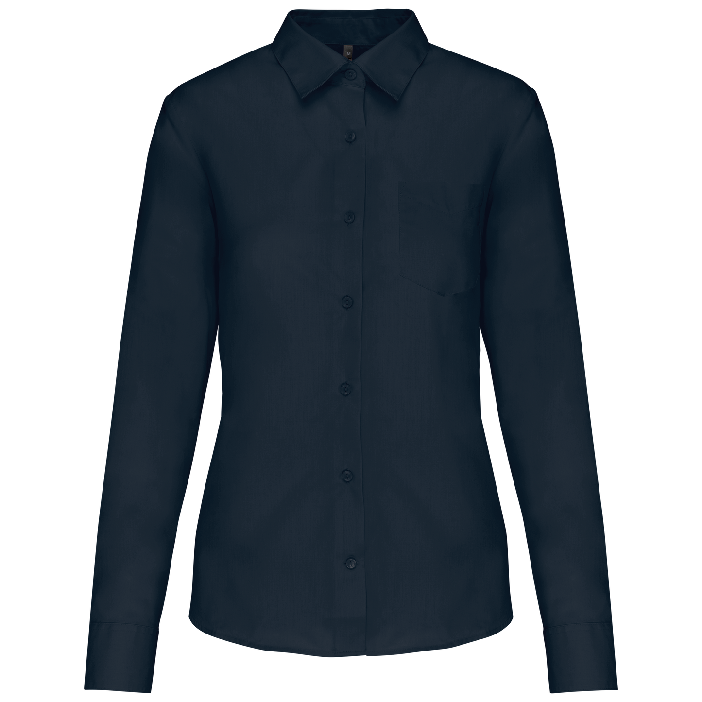 Camicia popeline policotone donna facile da lavare (K549C-taglie-standard)