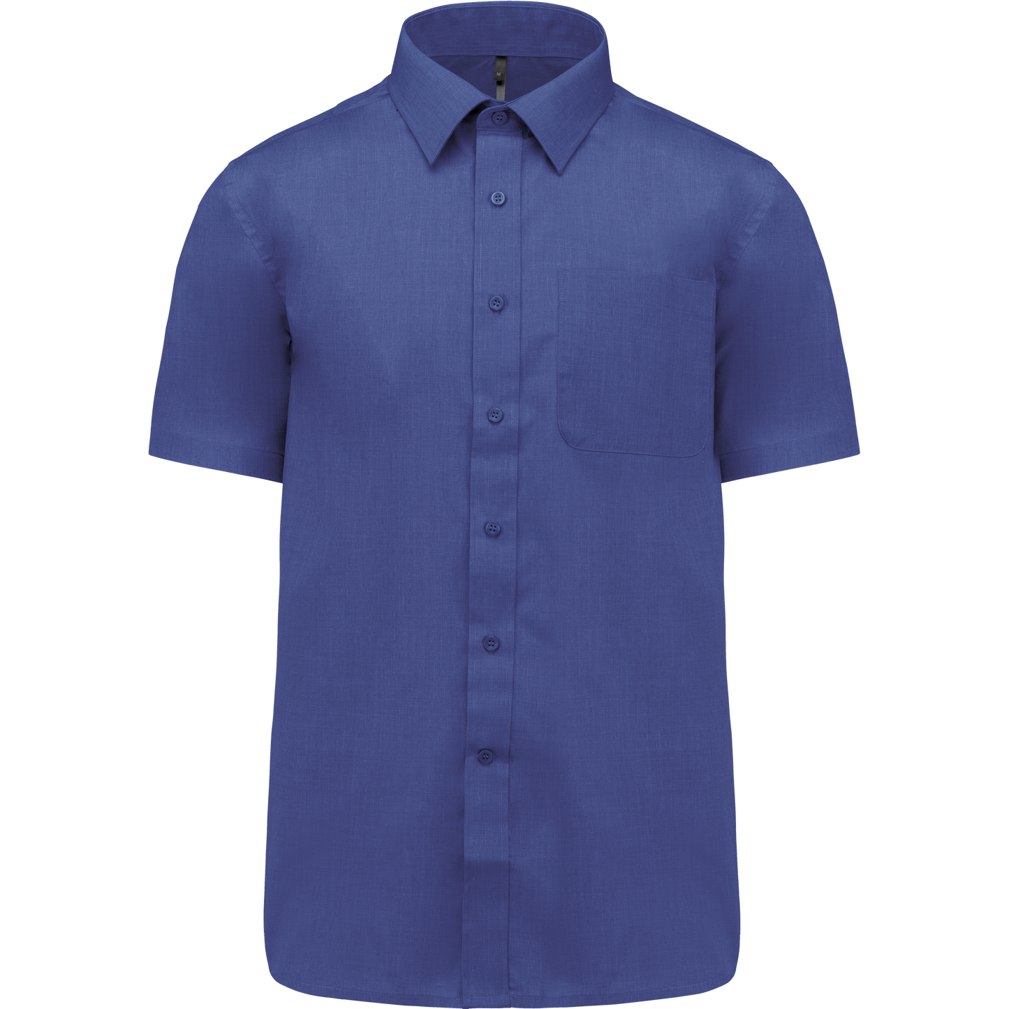 Camicia popeline policotone uomo maniche corte facile da lavare (K551C-taglie-grandi)