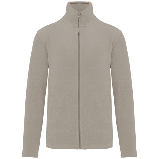 Giacca micropile con zip uomo (K911-taglie-standard)