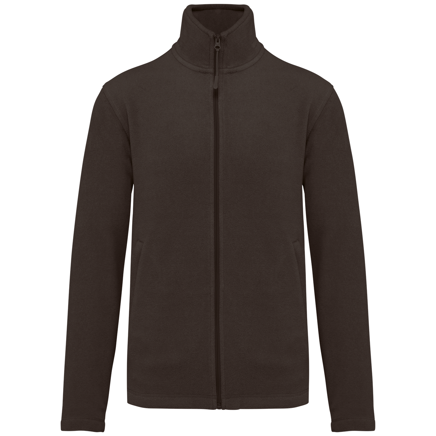 Giacca micropile con zip uomo (K911-taglie-extralarge)