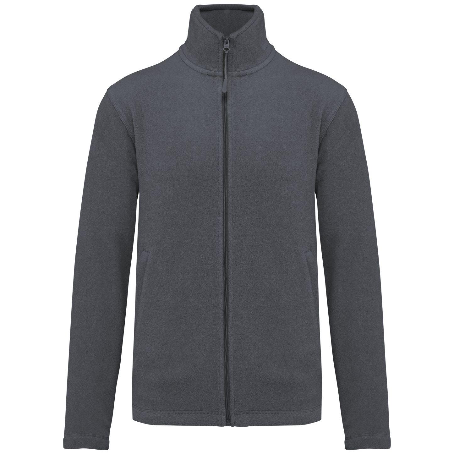 Giacca micropile con zip uomo (K911-taglie-grandi)