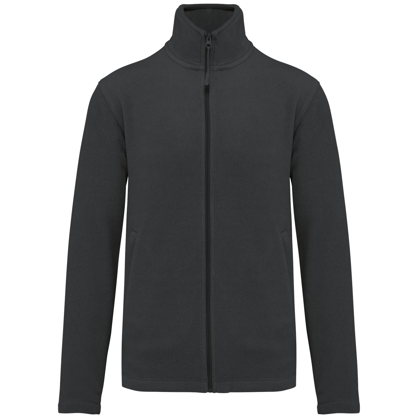 Giacca micropile con zip uomo (K911-taglie-extralarge)