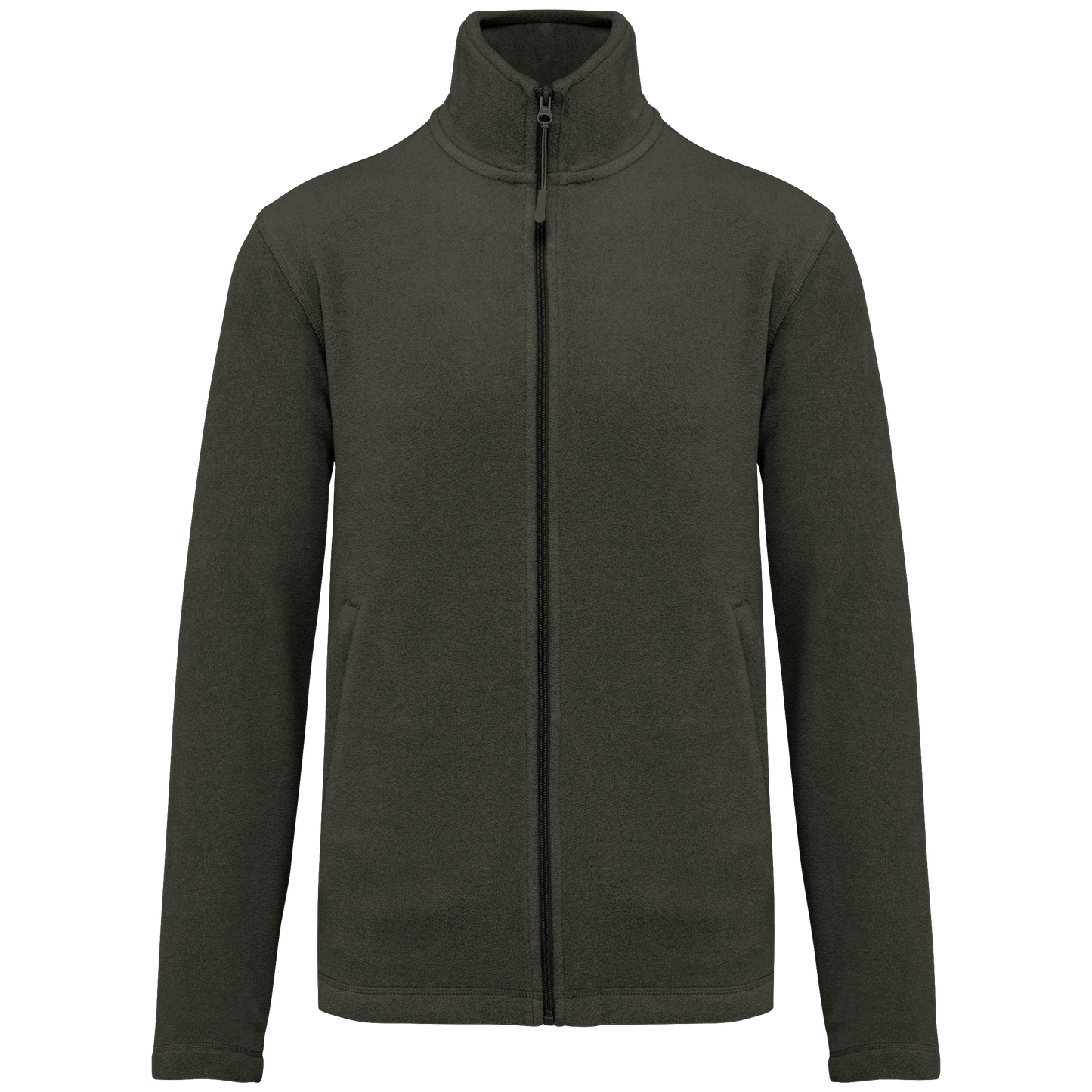 Giacca micropile con zip uomo (K911-taglie-extralarge)