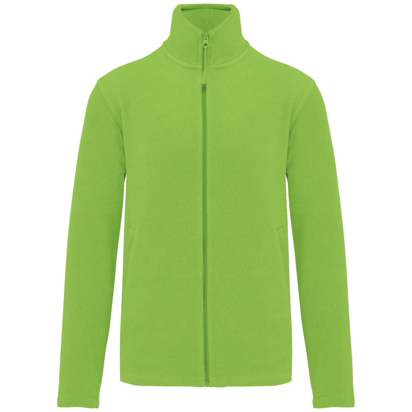 Giacca micropile con zip uomo (K911-taglie-extralarge)