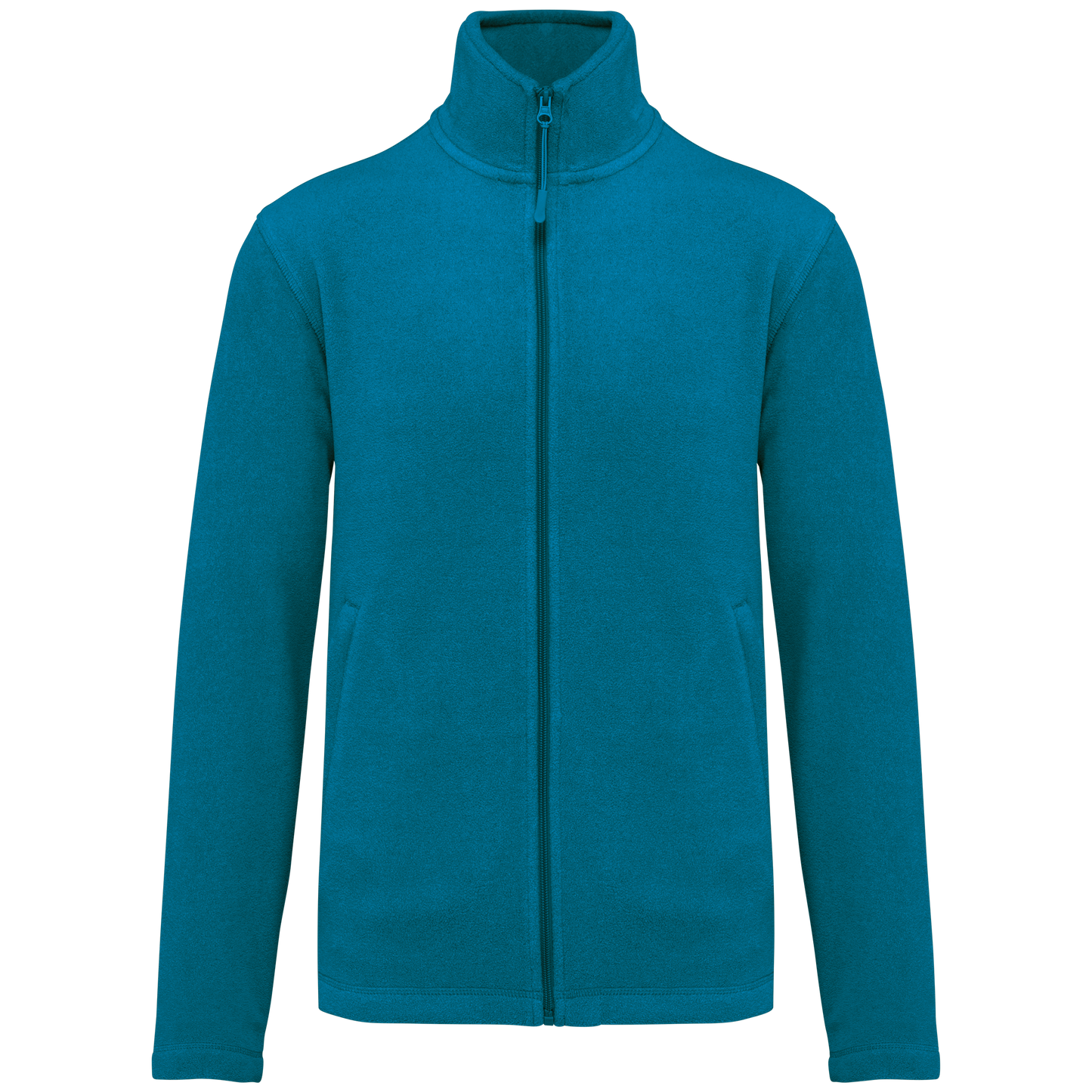 Giacca micropile con zip uomo (K911-taglie-extralarge)