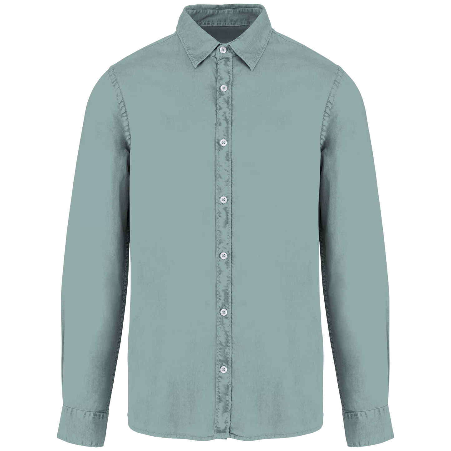 Camicia uomo ecosostenibile slavata  vintage look (NS502C)