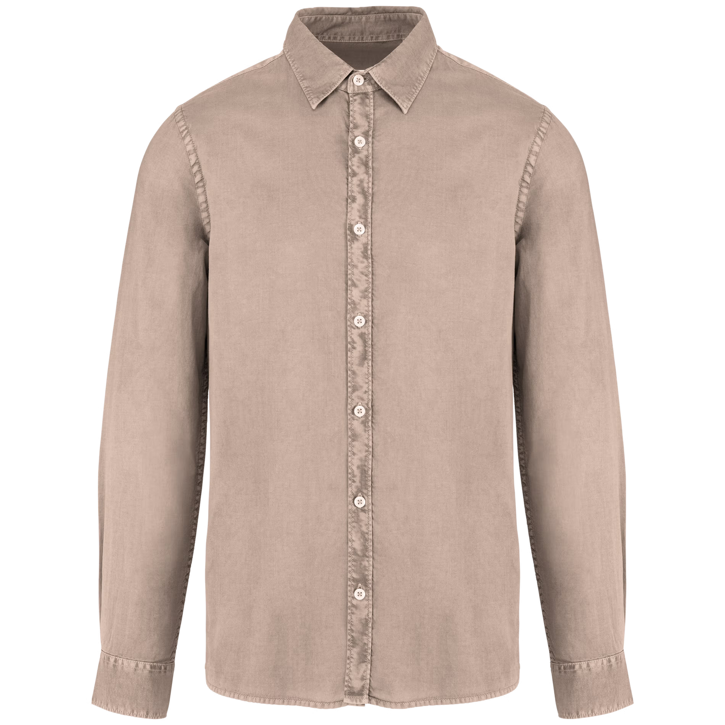 Camicia uomo ecosostenibile slavata  vintage look (NS502C)