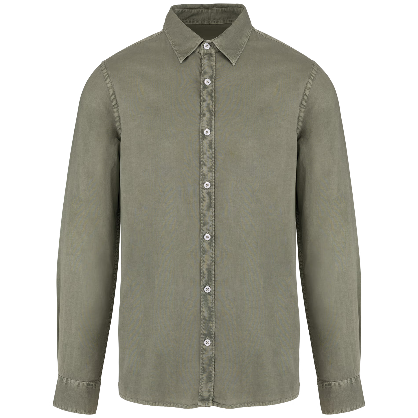 Camicia uomo ecosostenibile slavata  vintage look (NS502C)