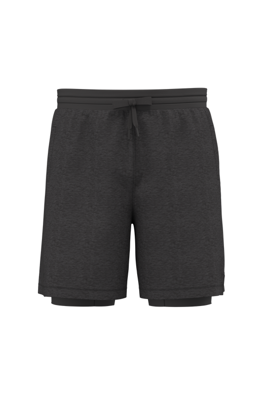 Short ecosostenibile 2 in 1 con sotto-pantaloncini integrati uomo (PA1032C)