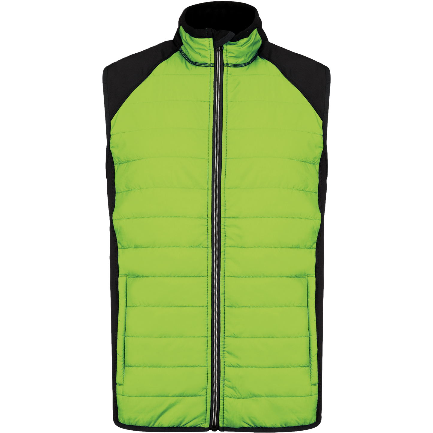 Giacca sportiva bimateriale smanicata (PA235)