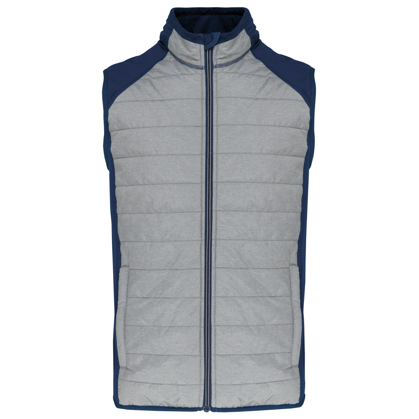 Giacca sportiva bimateriale smanicata (PA235A)