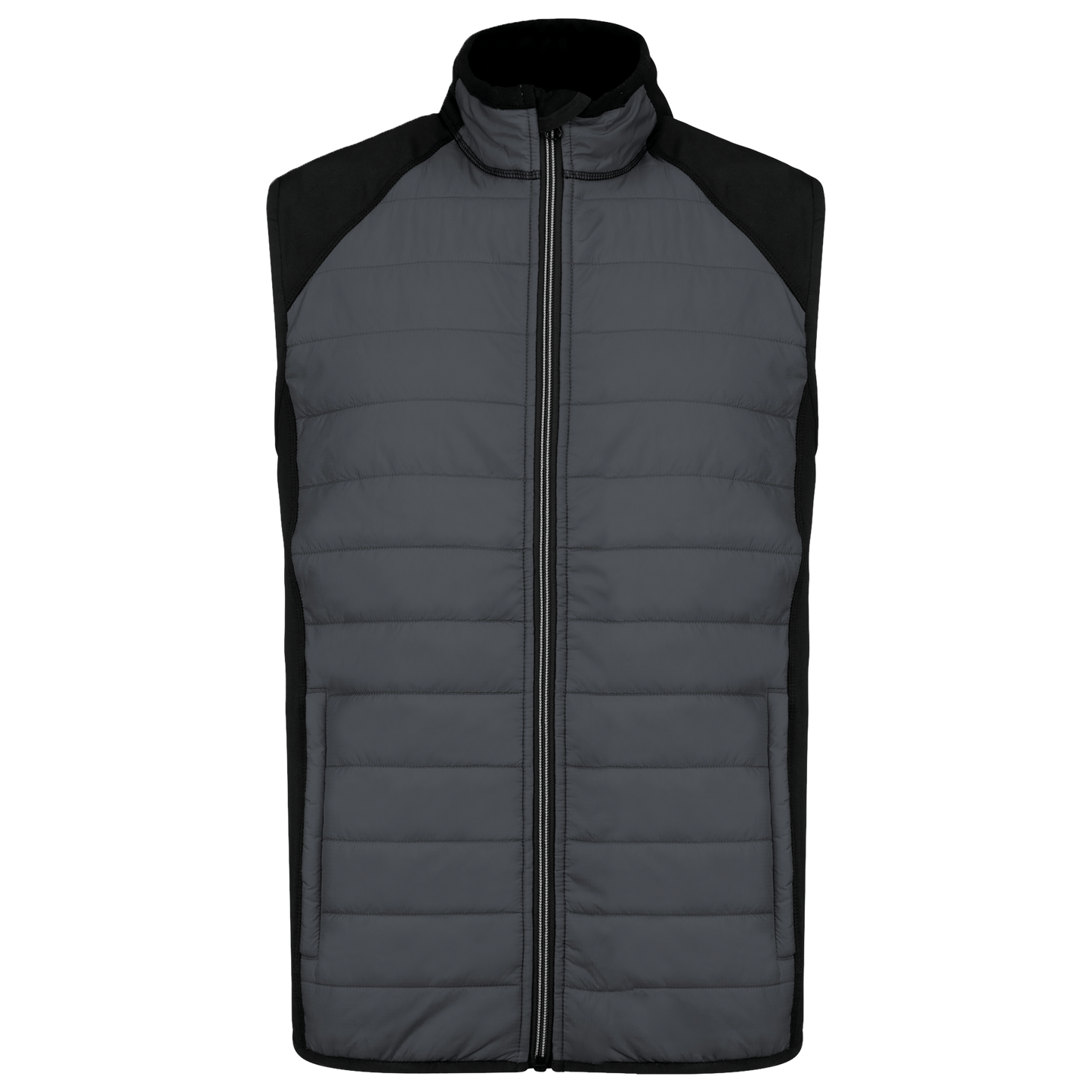 Giacca sportiva bimateriale smanicata (PA235)