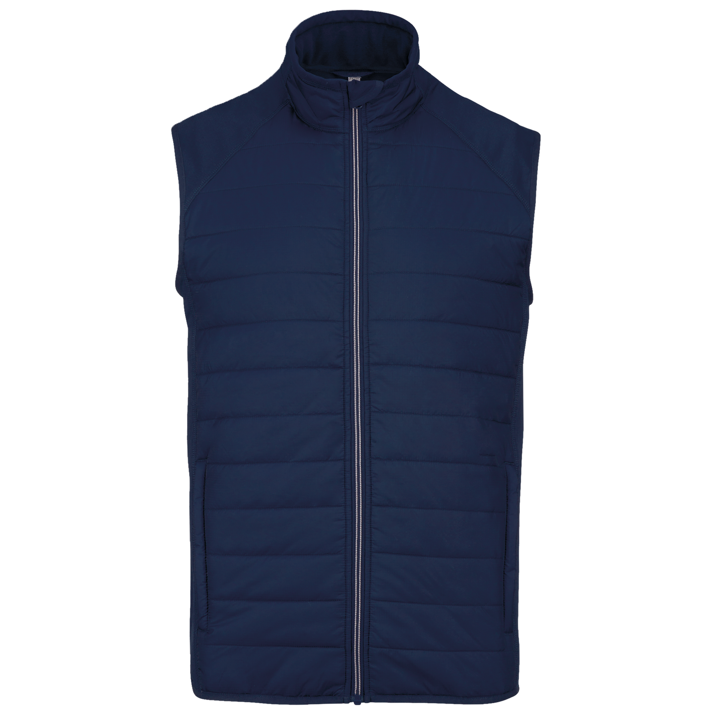 Giacca sportiva bimateriale smanicata (PA235)