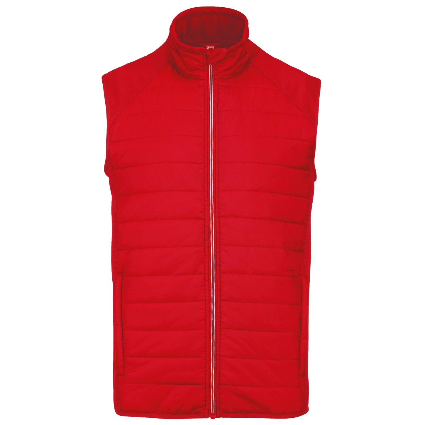 Giacca sportiva bimateriale smanicata (PA235)