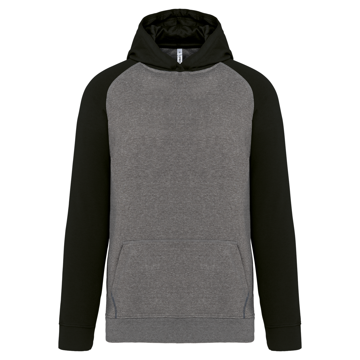 Felpa bambino con cappuccio bicolore (PA370)