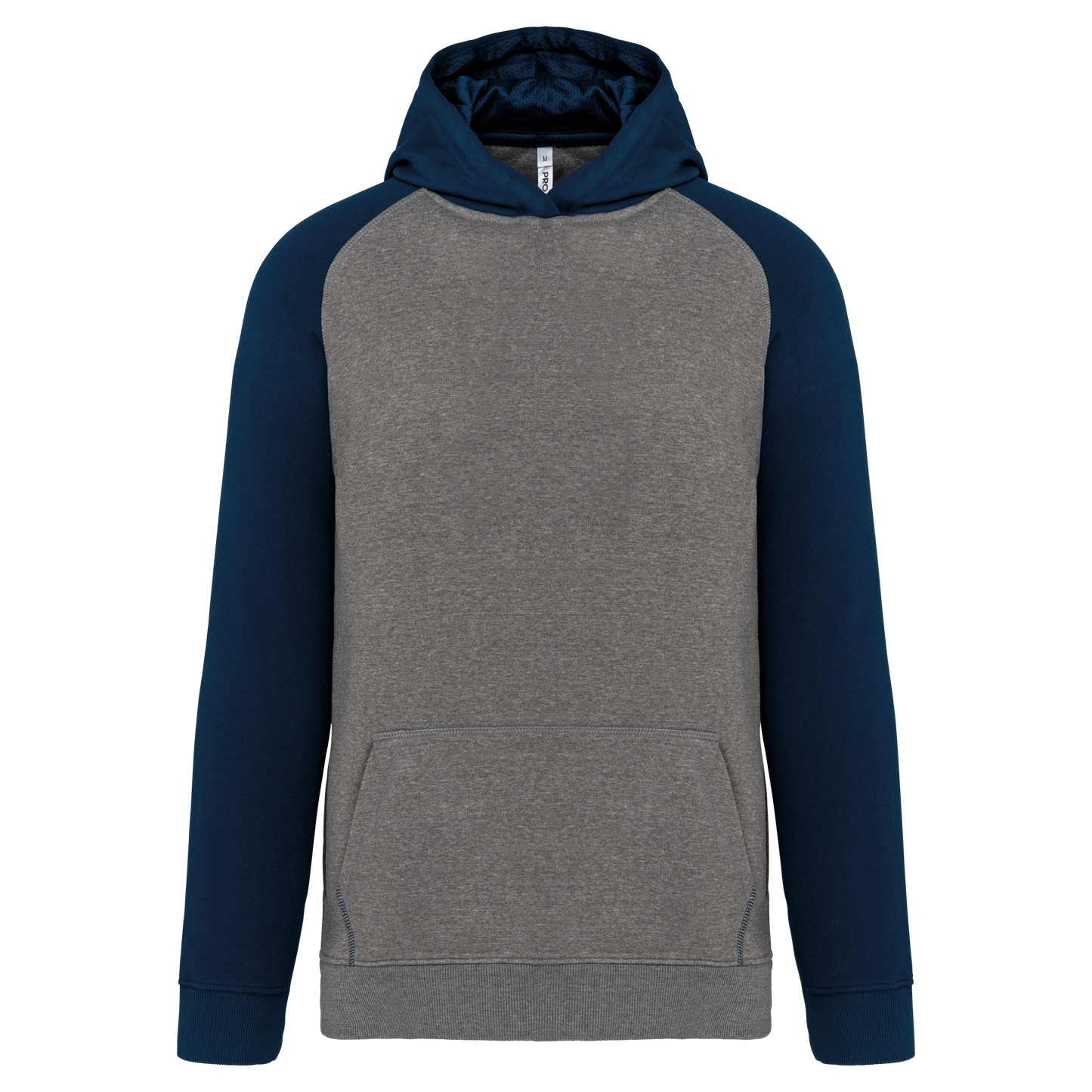 Felpa bambino con cappuccio bicolore (PA370)