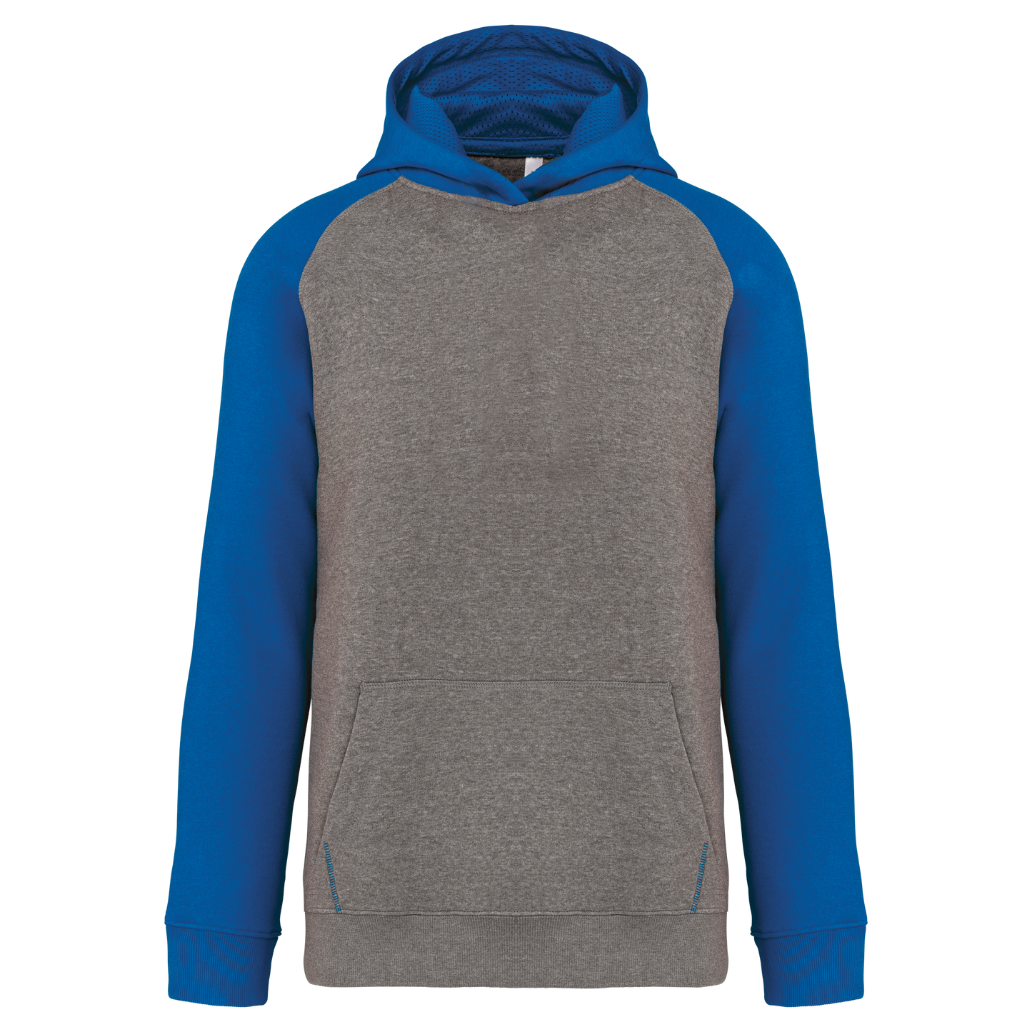 Felpa bambino con cappuccio bicolore (PA370)