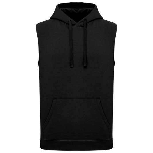 Felpa con cappuccio unisex senza maniche (PA393)