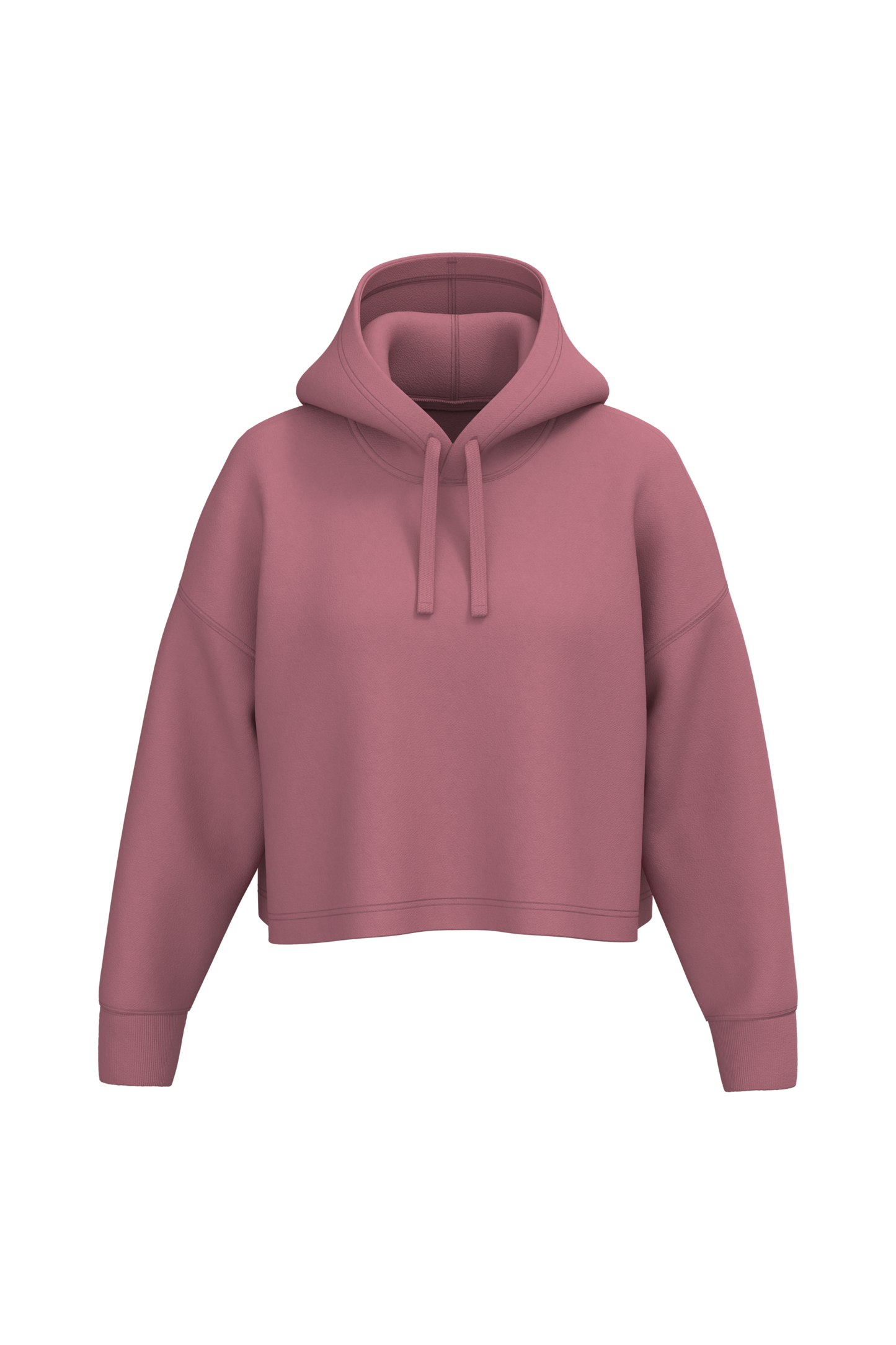 Felpa crop con cappuccio donna (PA396)