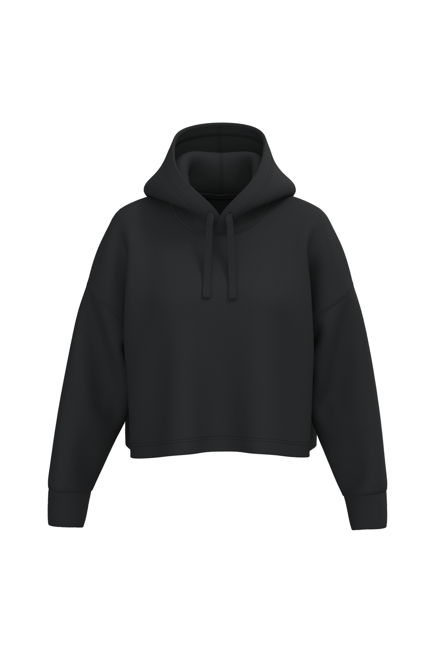 Felpa crop con cappuccio donna (PA396)