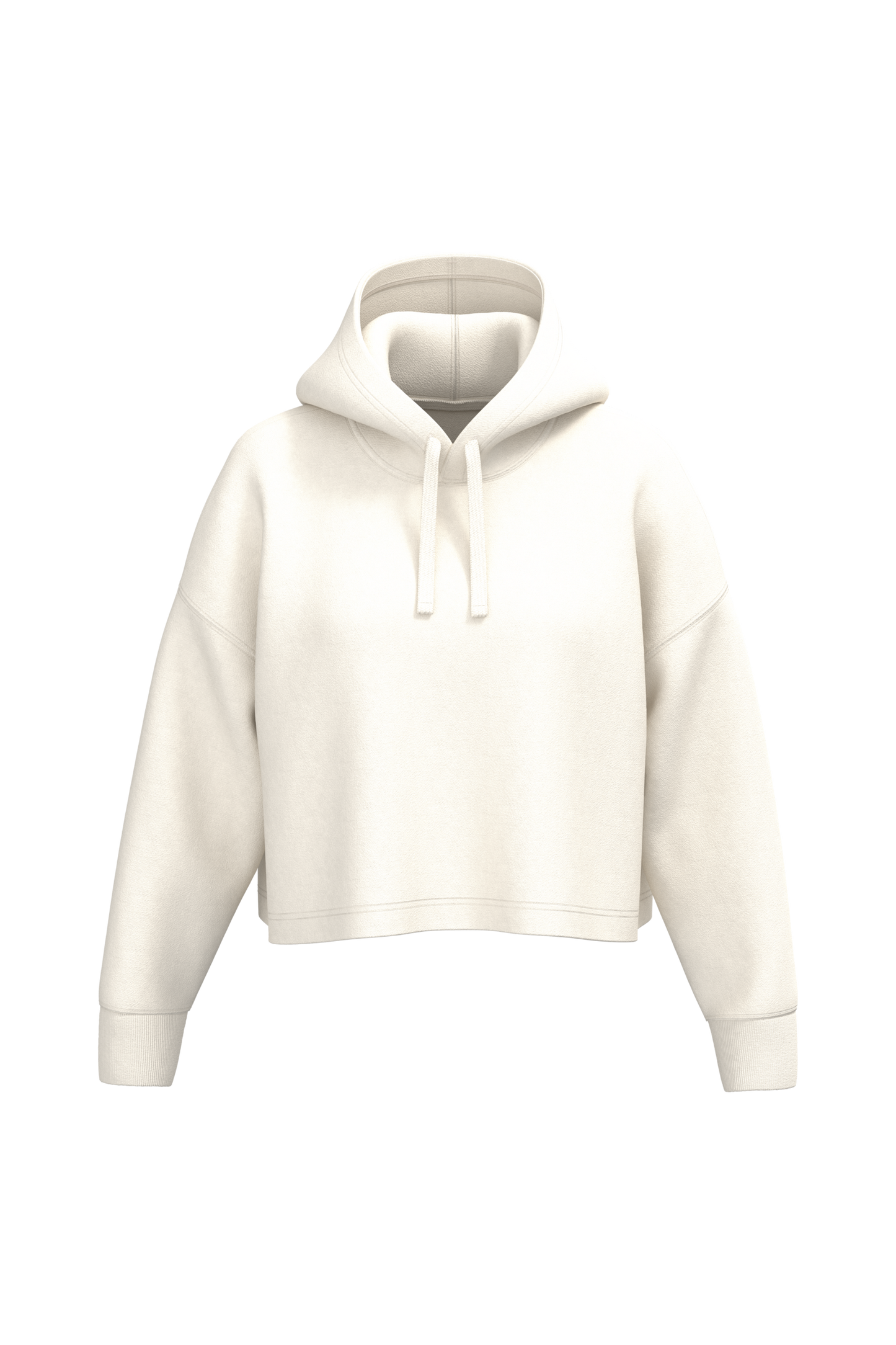 Felpa crop con cappuccio donna (PA396)
