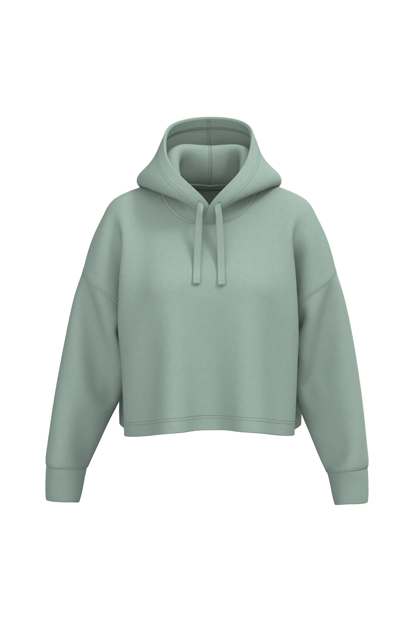 Felpa crop con cappuccio donna (PA396)