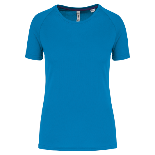 T-shirt sportiva donna girocollo in materiale riciclato (PA4013)