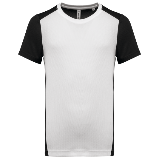 T-shirt uomo sportiva bicolore ecosostenibile (PA4014)