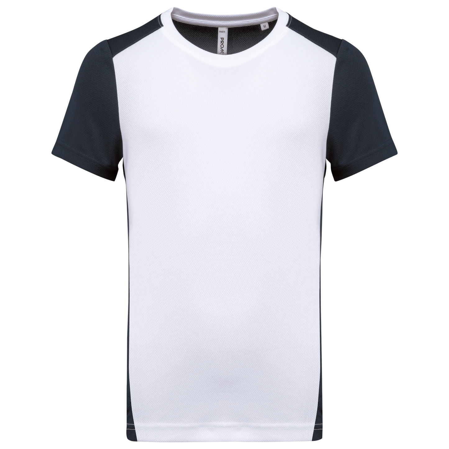 T-shirt uomo sportiva bicolore ecosostenibile (PA4014)