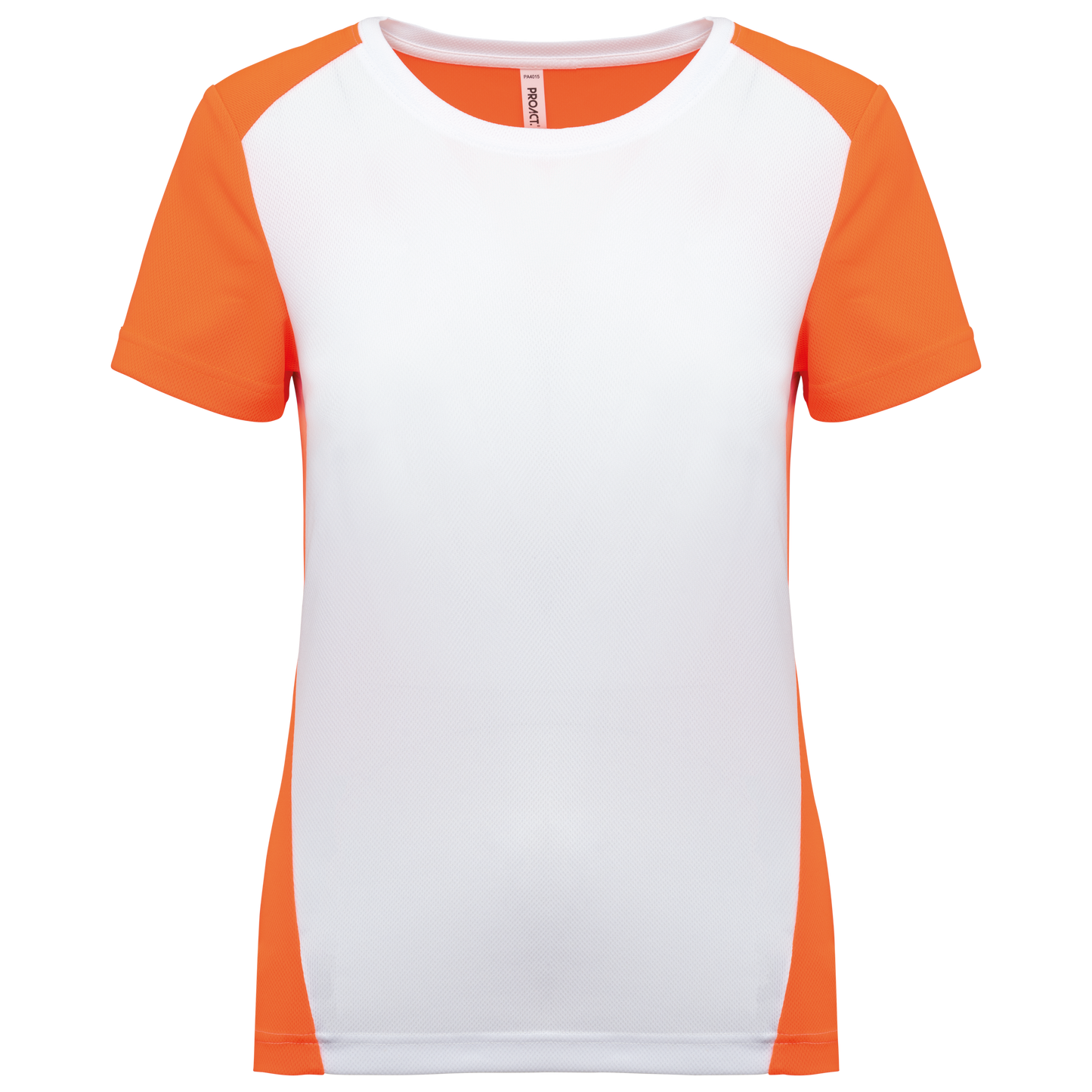 T-shirt donna sportiva bicolore ecosostenibile (PA4015)