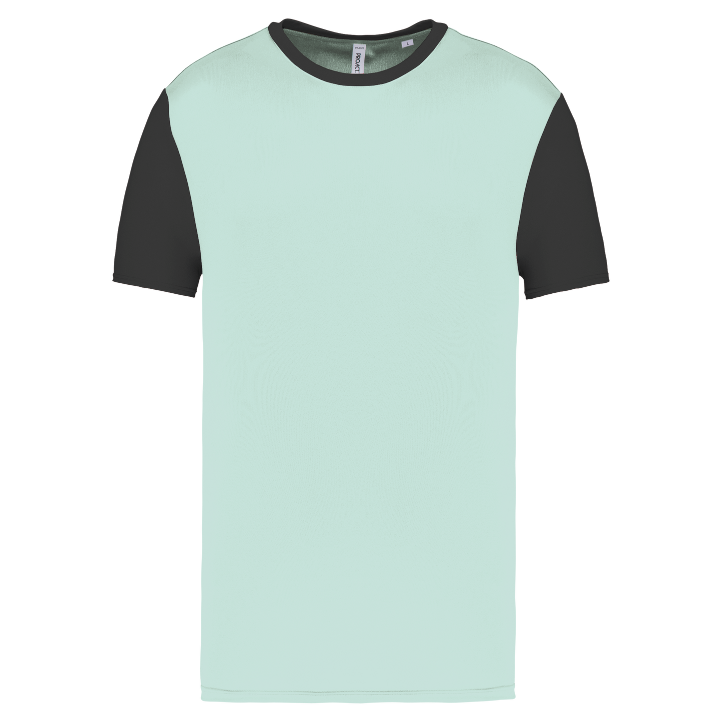 T-shirt manica corta bicolore adulto (PA4023-taglie-grandi)