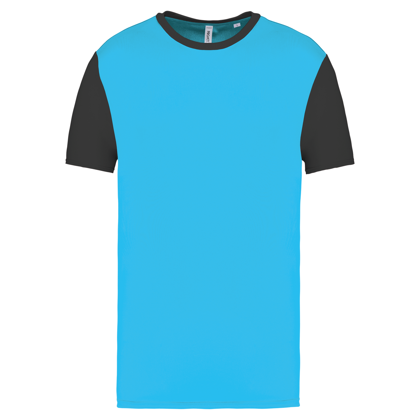 T-shirt manica corta bicolore adulto (PA4023-taglie-extralarge)