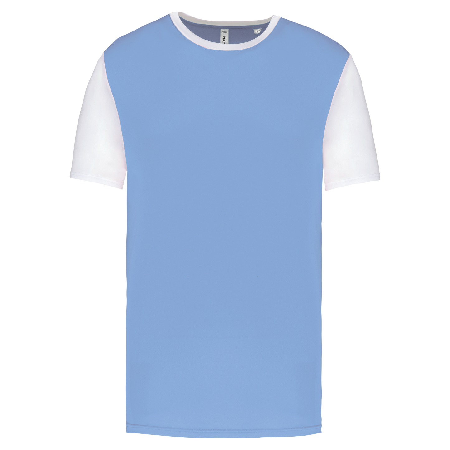 T-shirt manica corta bicolore adulto (PA4023-taglie-grandi)