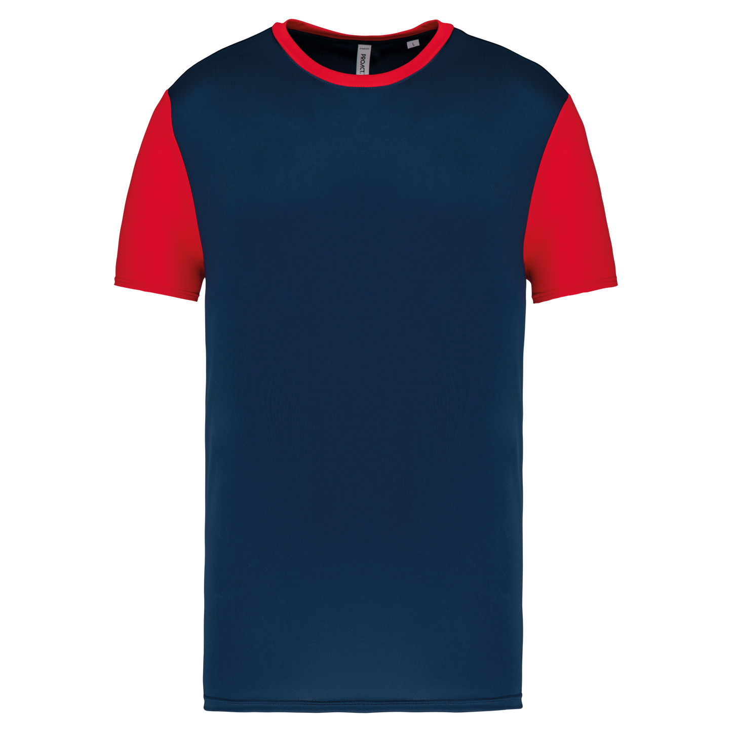 T-shirt manica corta bicolore adulto (PA4023-taglie-grandi)