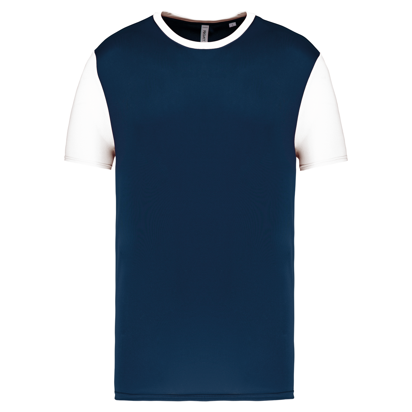 T-shirt manica corta bicolore adulto (PA4023-taglie-extralarge)