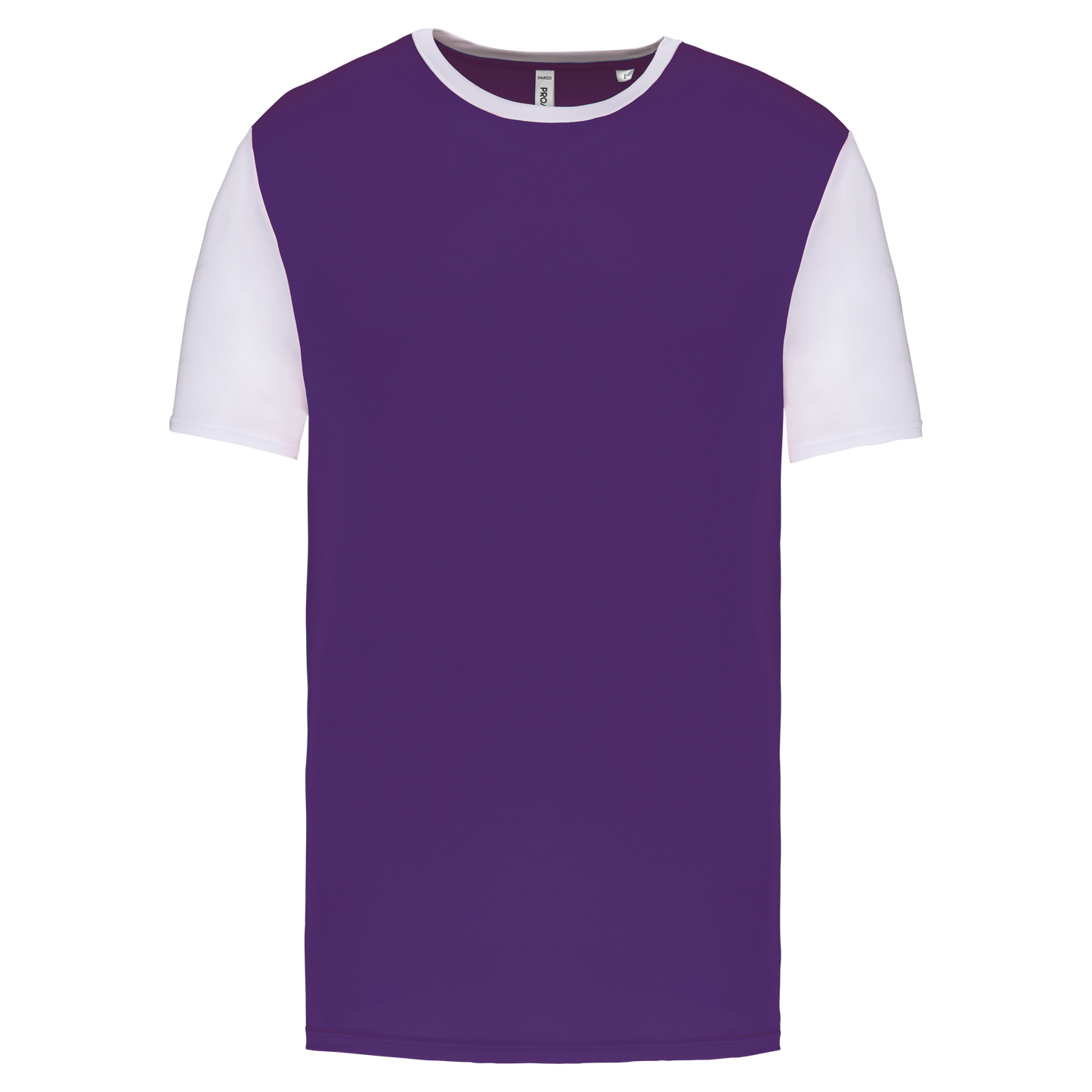 T-shirt manica corta bicolore adulto (PA4023-taglie-standard)