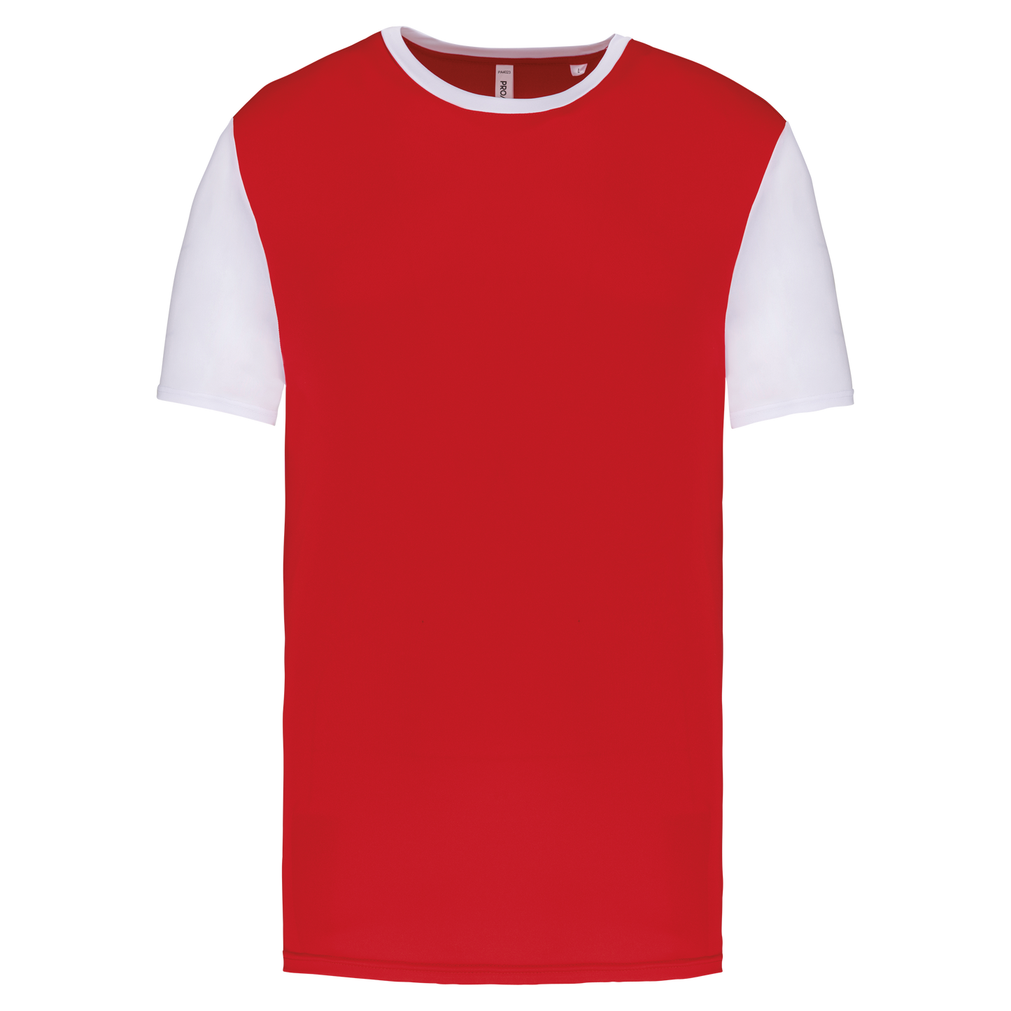 T-shirt manica corta bicolore adulto (PA4023-taglie-grandi)