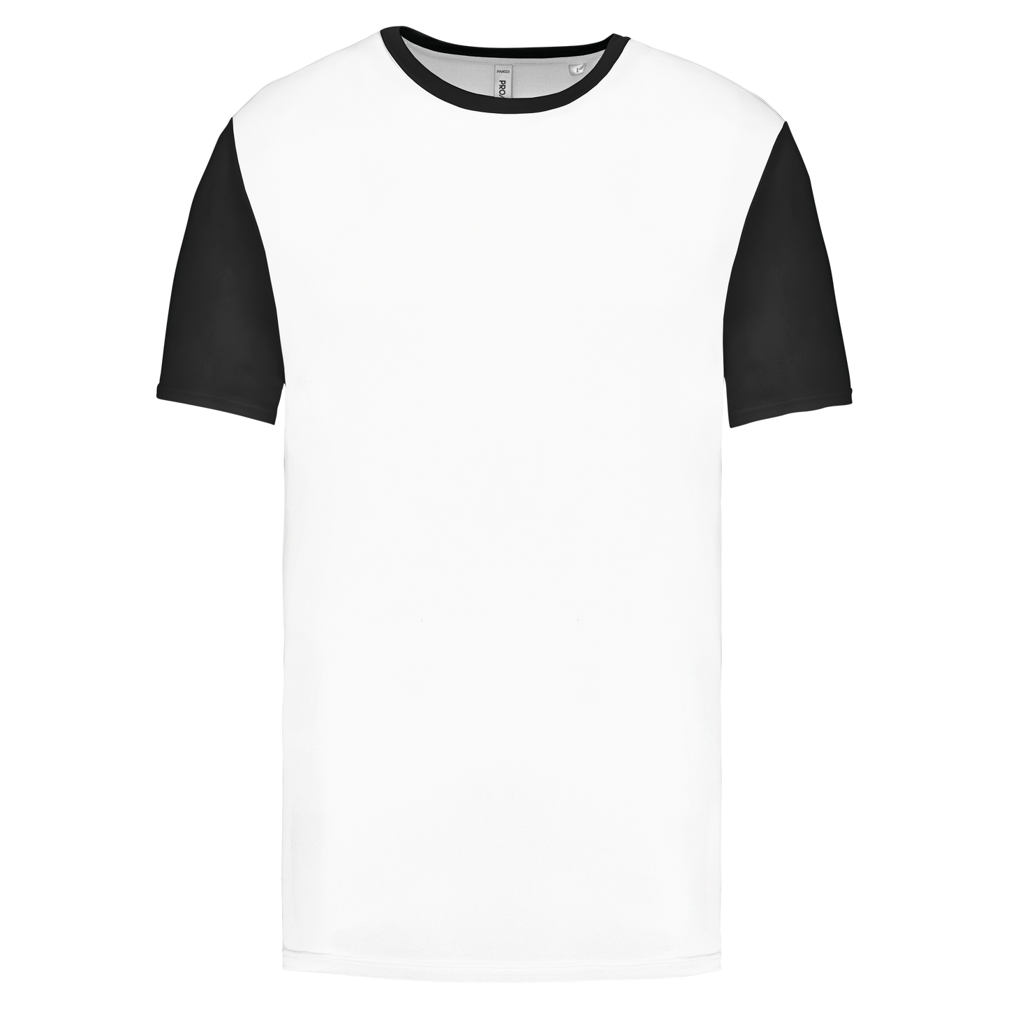 T-shirt manica corta bicolore adulto (PA4023-taglie-extralarge)
