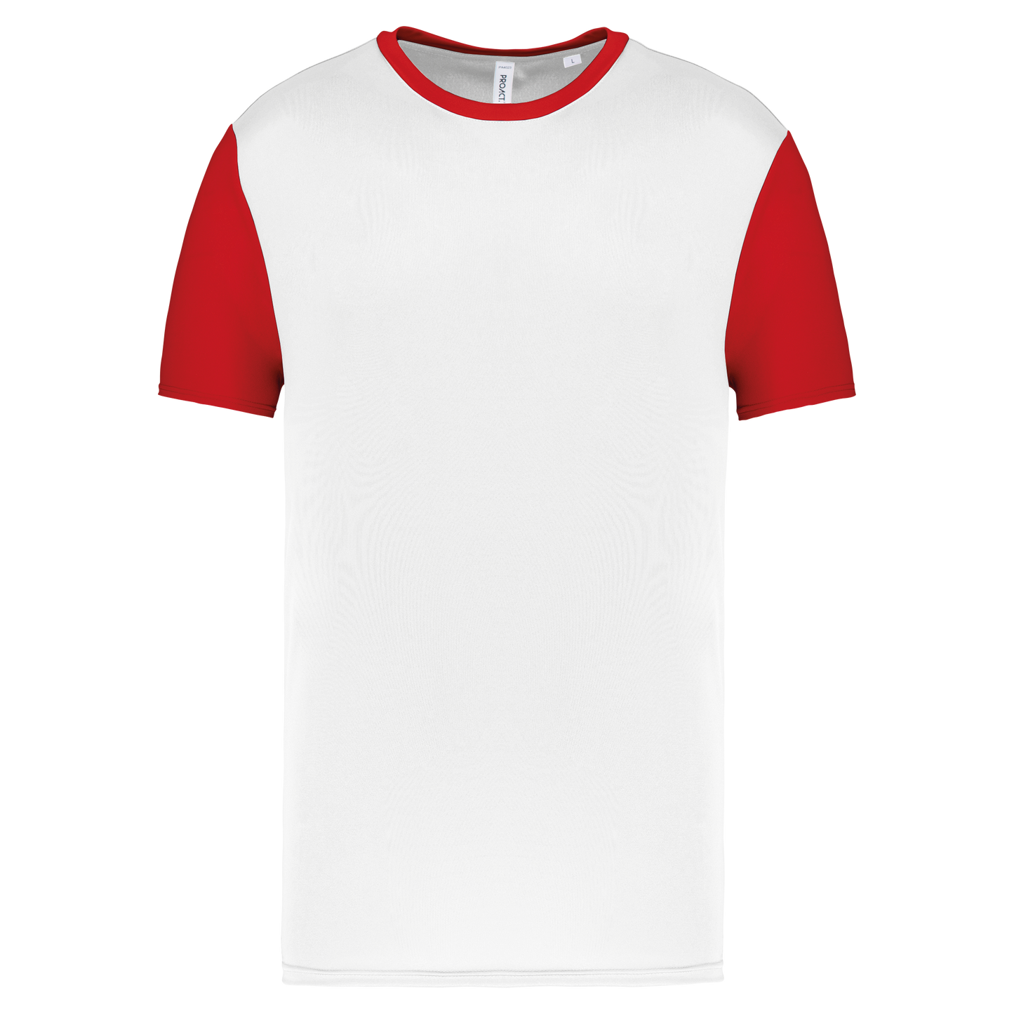 T-shirt manica corta bicolore adulto (PA4023-taglie-grandi)