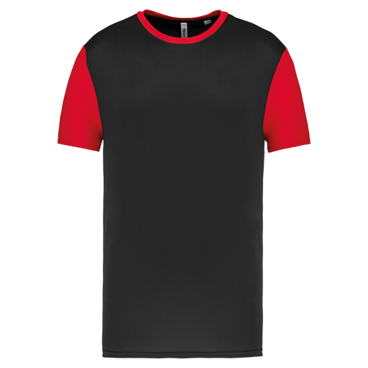 T-shirt manica corta bicolore bambino (PA4024)