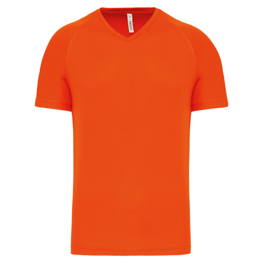 T-shirt uomo sportiva manica corta scollo a V (PA476CC)