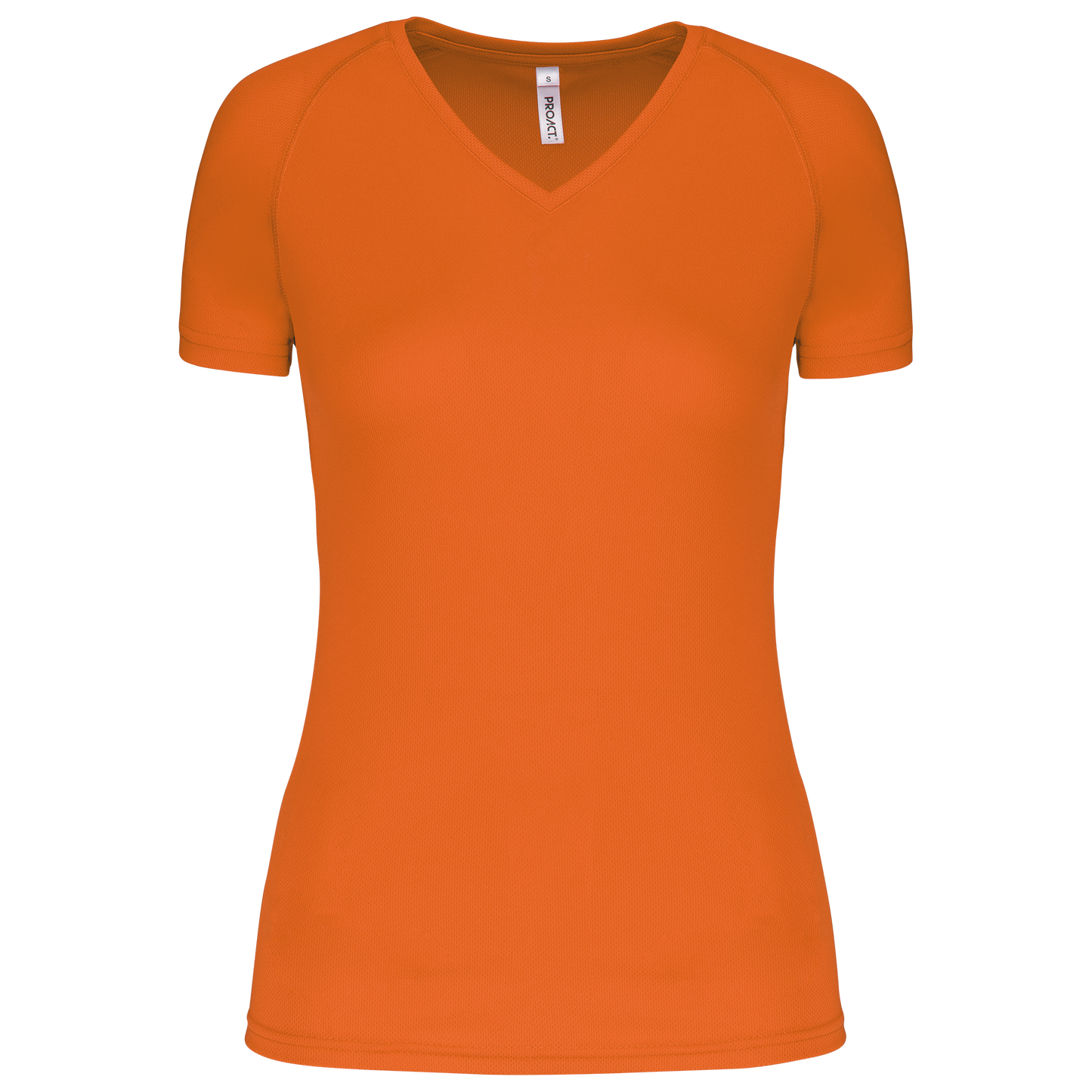 T-shirt donna sportiva a manica corta scollo a V (PA477CC)