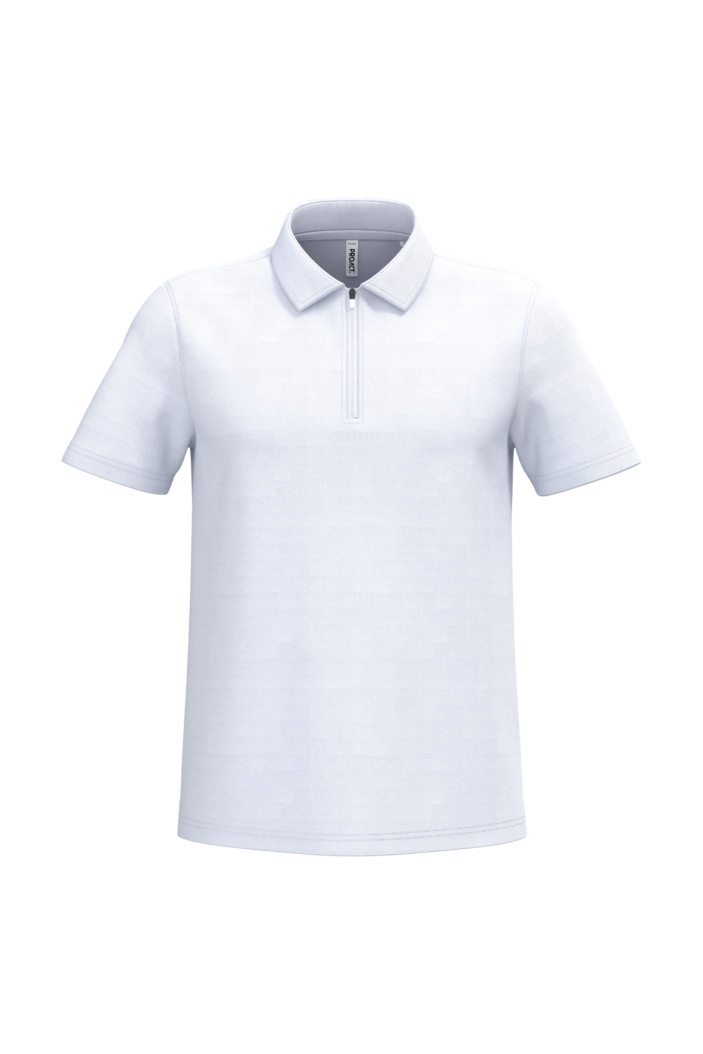 Polo sportiva da uomo con scollo 1/4 zip e cerniera (PA492)