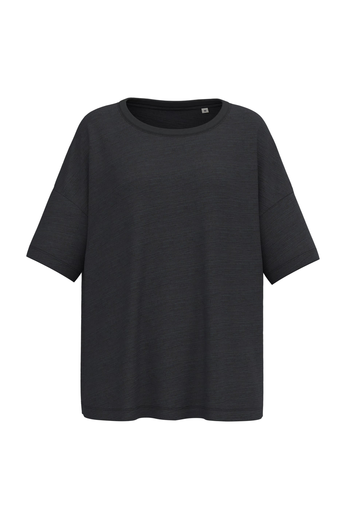 SP304 - T-shirt slub donna ecosostenibile oversize