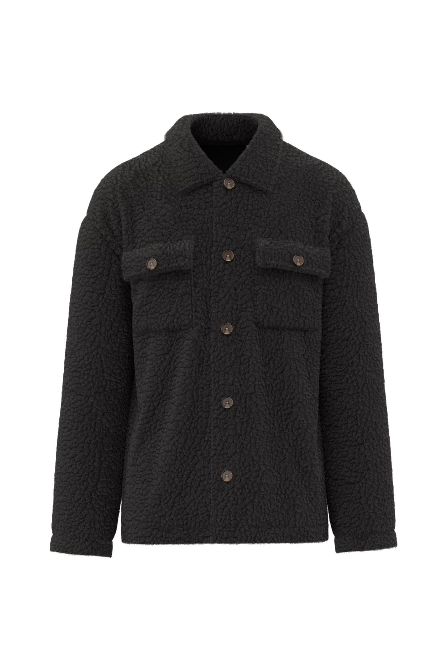 SP508 - Sovracamicia unisex in sherpa con spalle spioventi