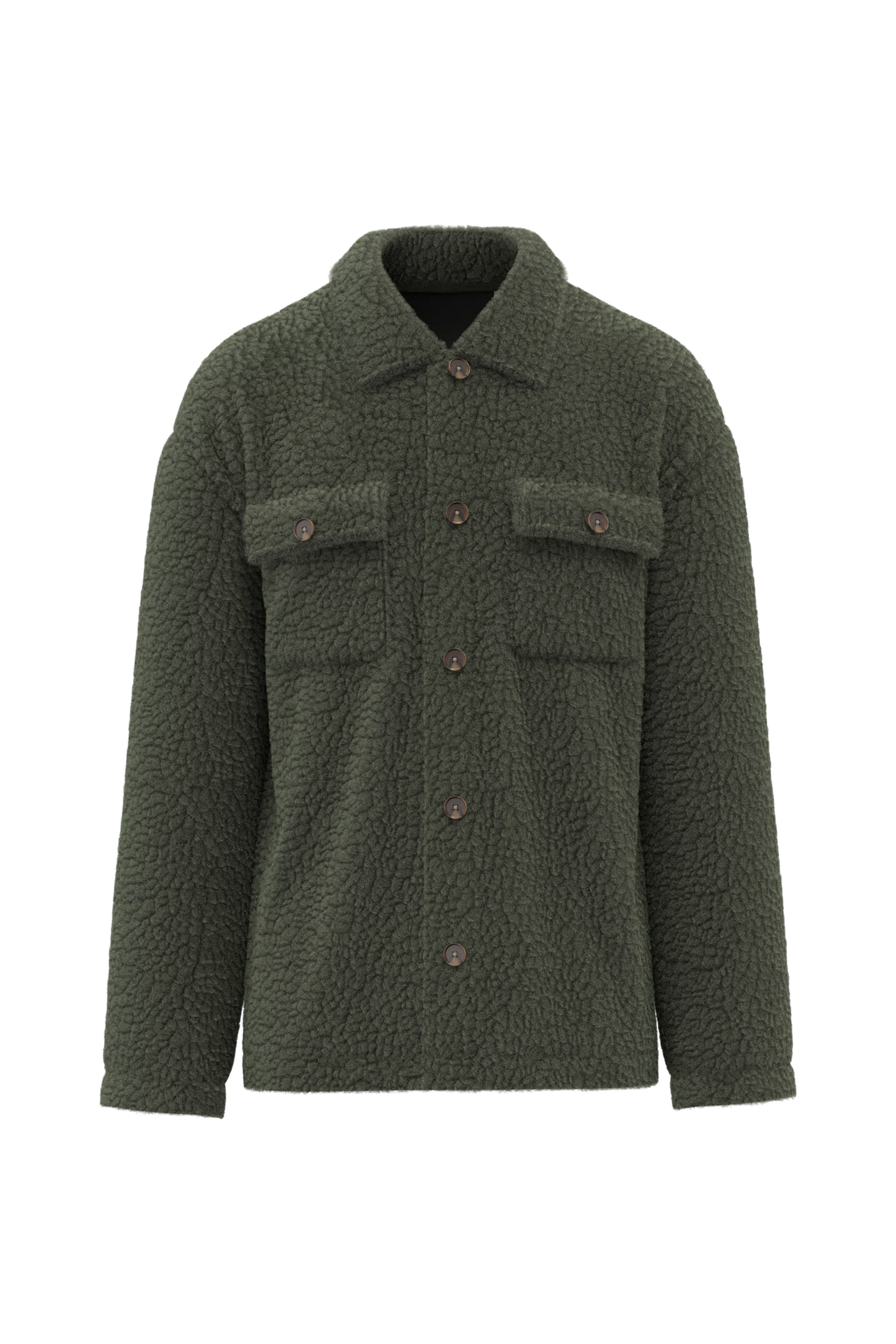 SP508 - Sovracamicia unisex in sherpa con spalle spioventi