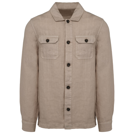 SP516 - Giacca uomo slavata in lino