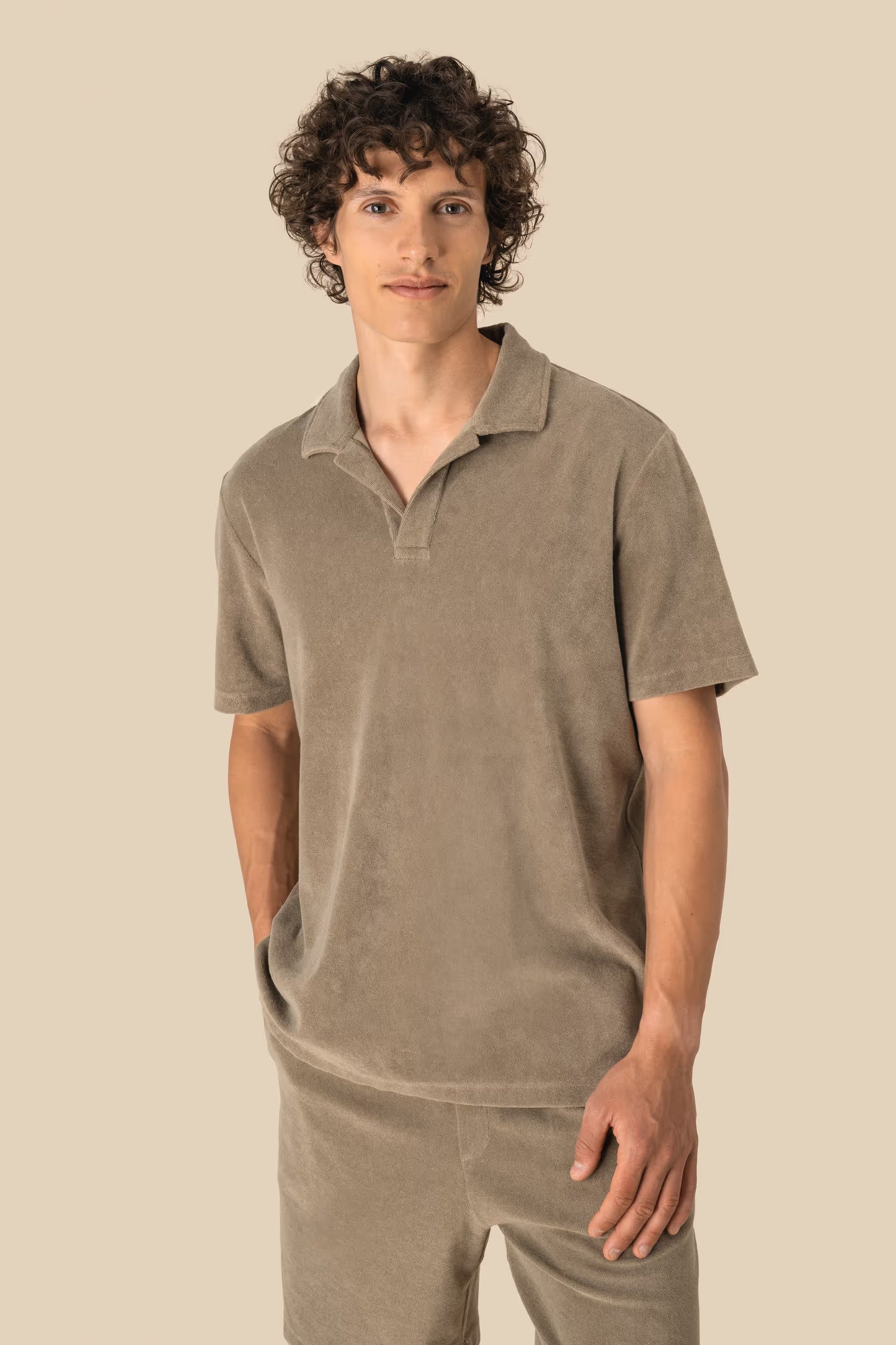 SP229 - Polo uomo ecosostenibile in spugna