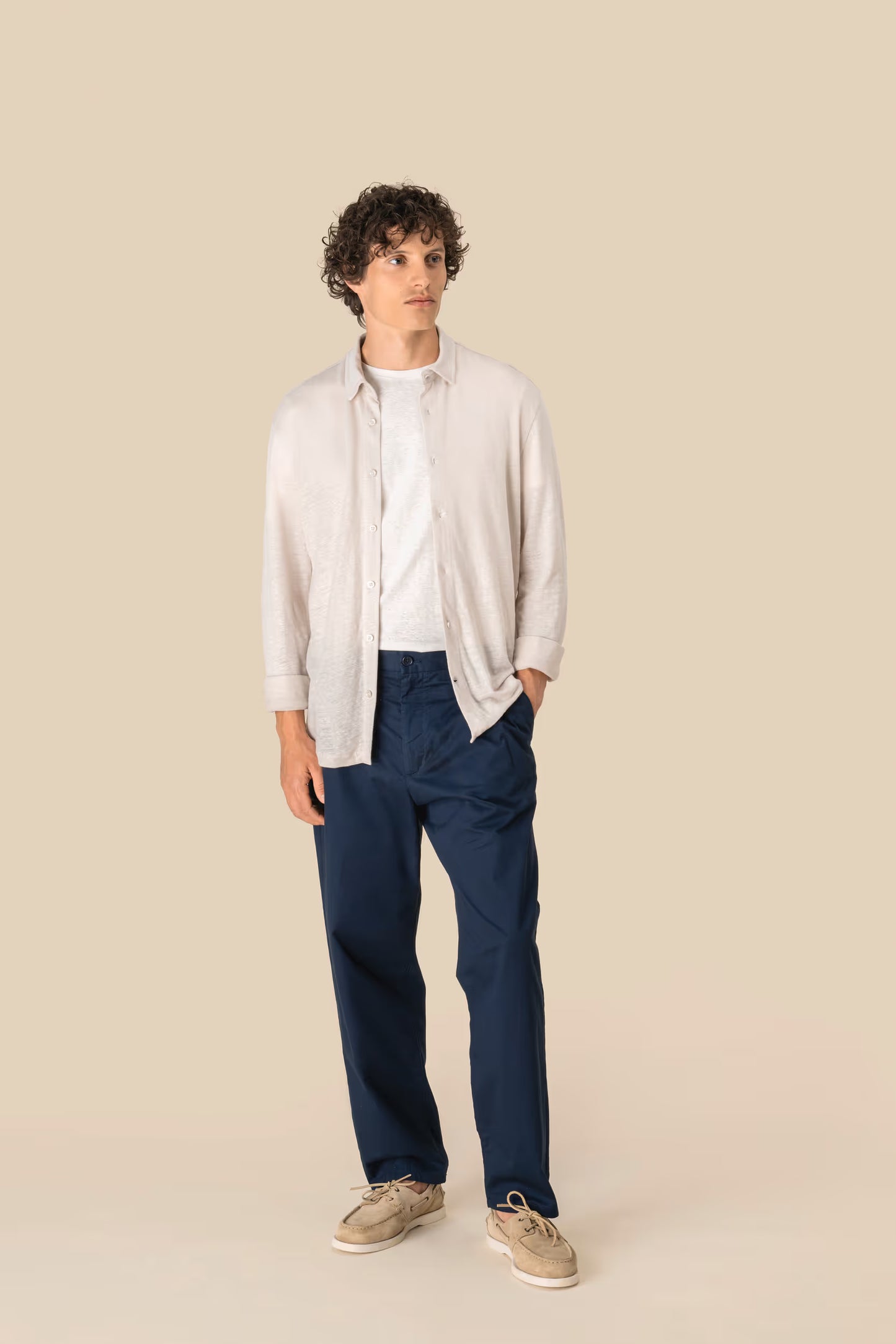 SP518 - Camicia uomo in lino